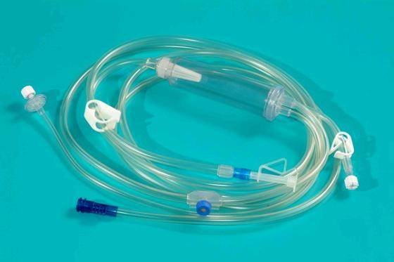 Dialysis blood tubing set